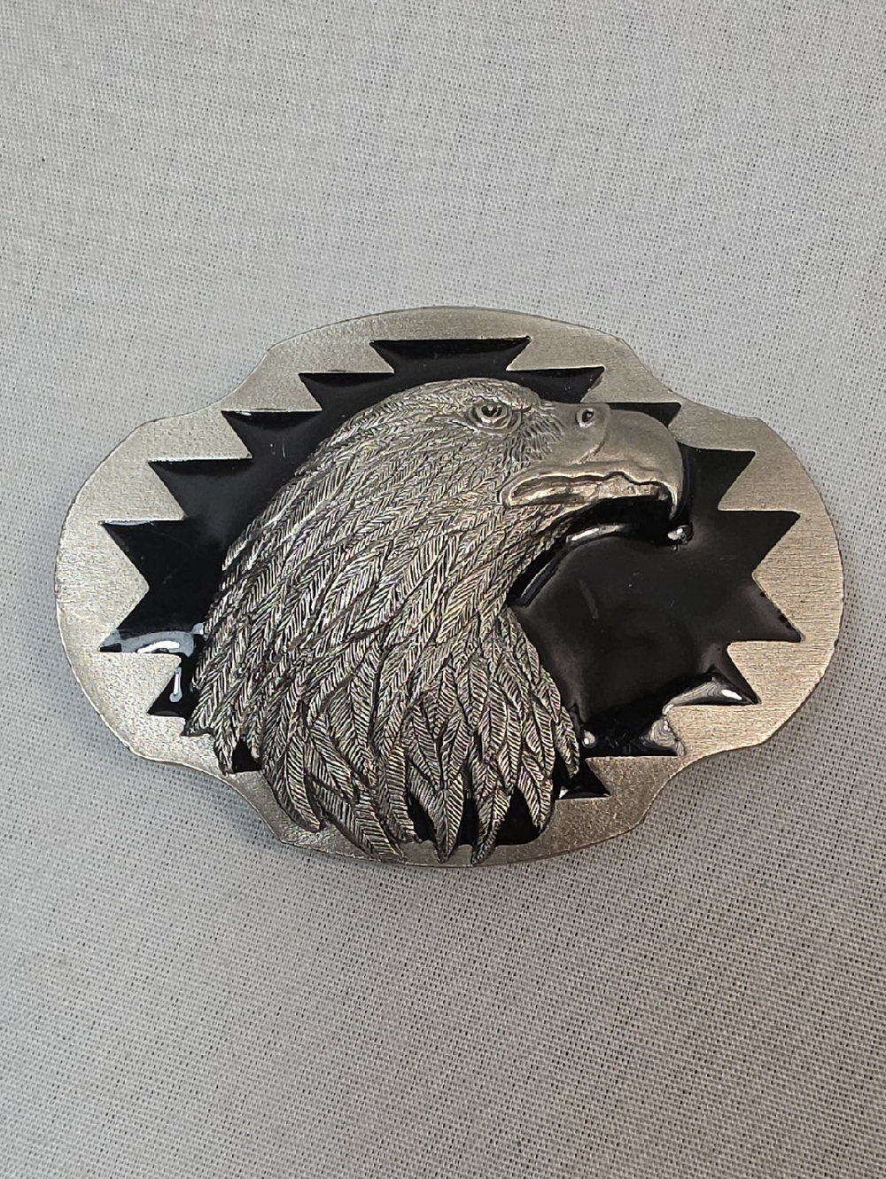 Siskiyou American Bald Eagle Southwest Belt Buckle Made in USA 1996